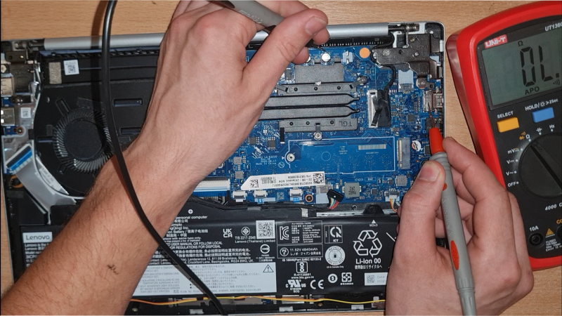 lenovo idapad 5 tesiranje napona